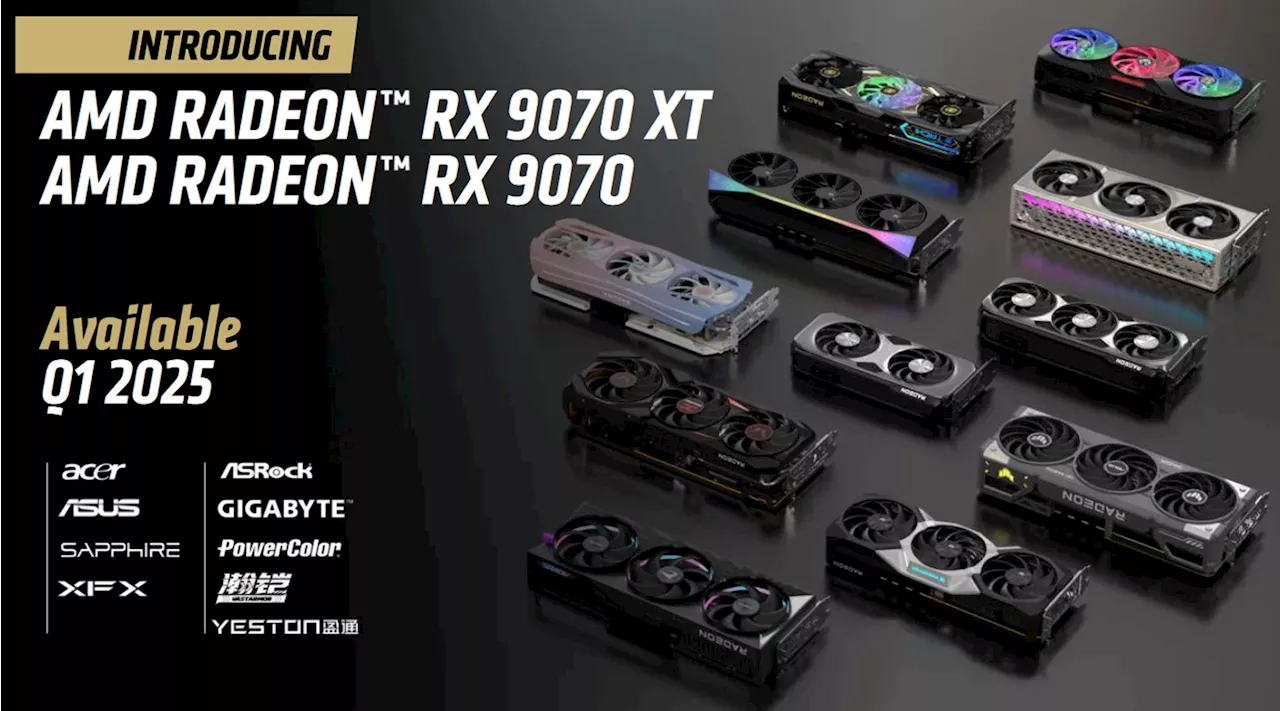 AMD Présente Deux Nouvelles Cartes Graphiques Radeon RX 9070 et 9070 XT