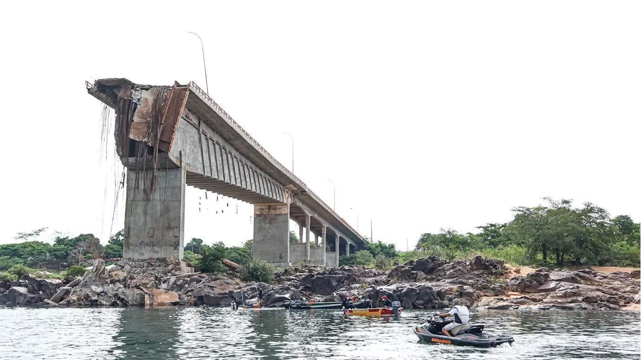 Ibama confirma vazamento de ácido sulfúrico no rio Tocantins após queda de ponte