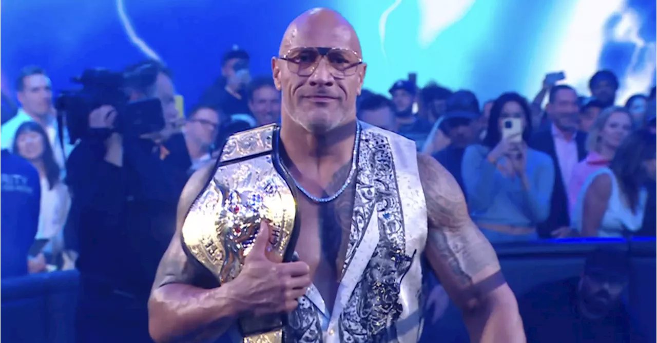 The Rock Returns to WWE on Monday Night Raw Netflix Premiere