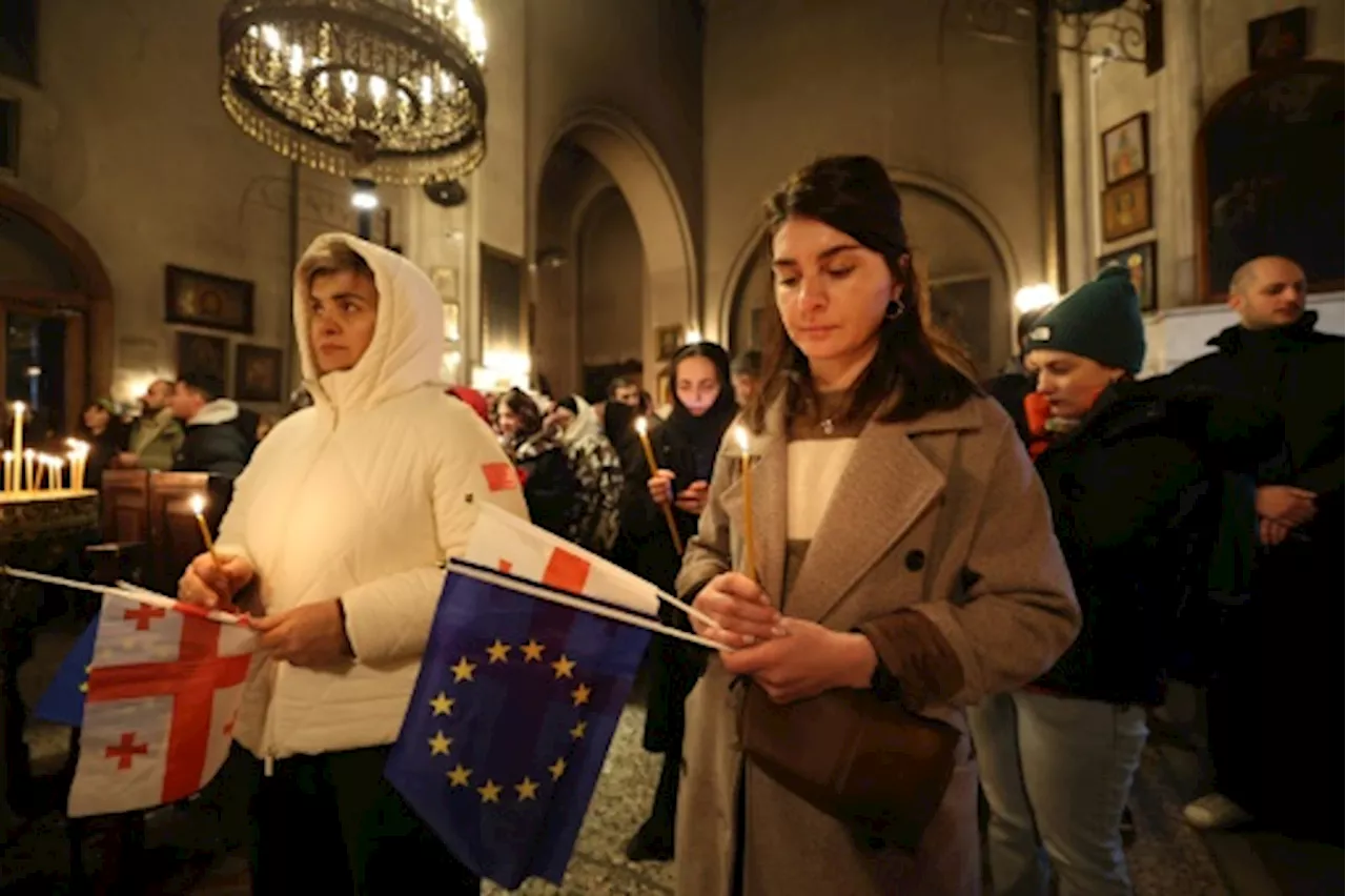 Manifestations en Géorgie pour l'adhésion à l'UE