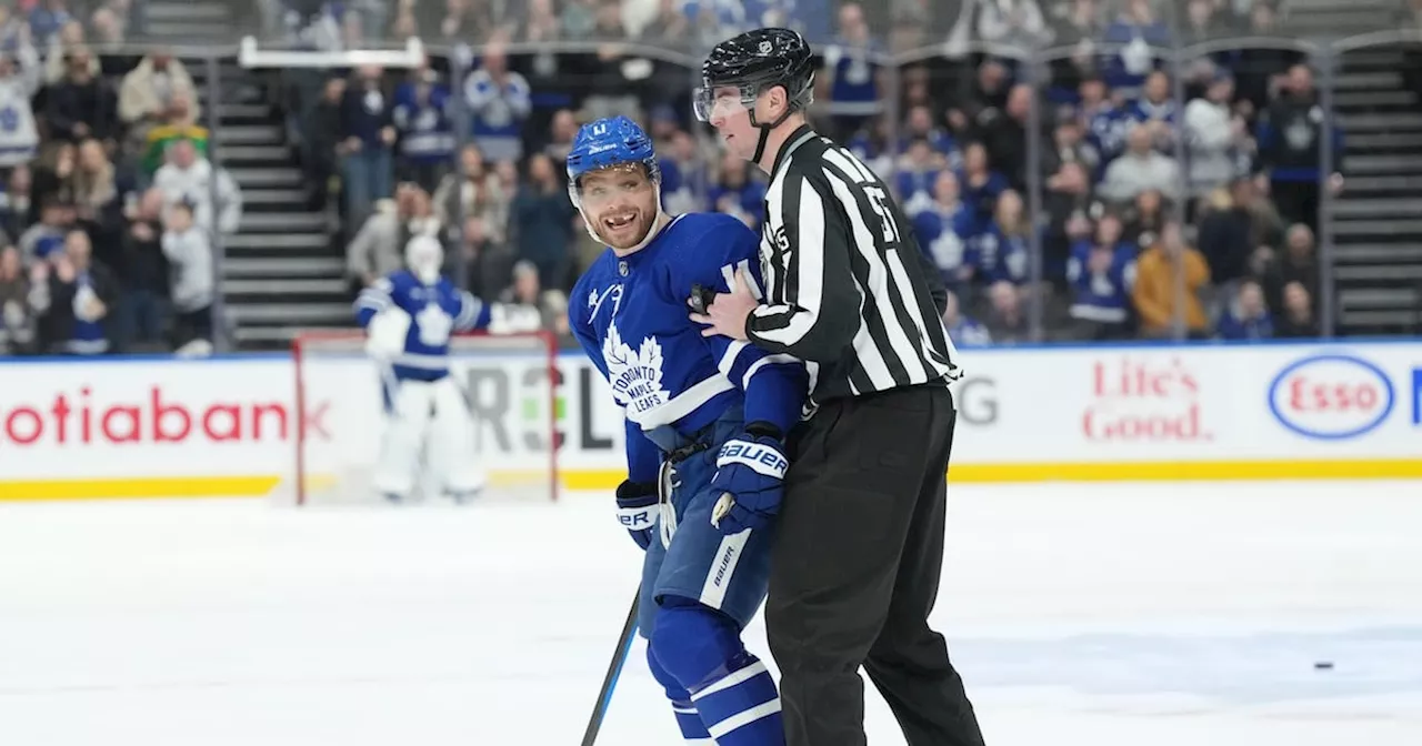 Maple Leafs' Domi Fined for Elbowing Hathaway