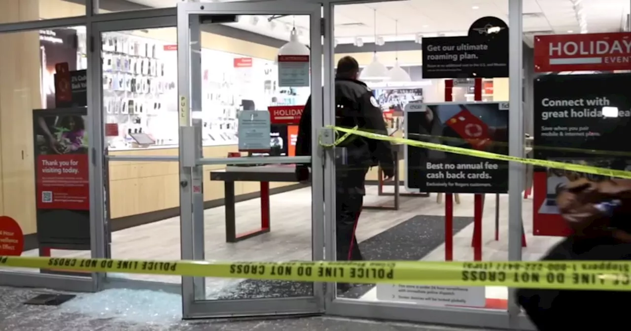 Toronto Police Investigate Series of Smash-and-Grab Robberies