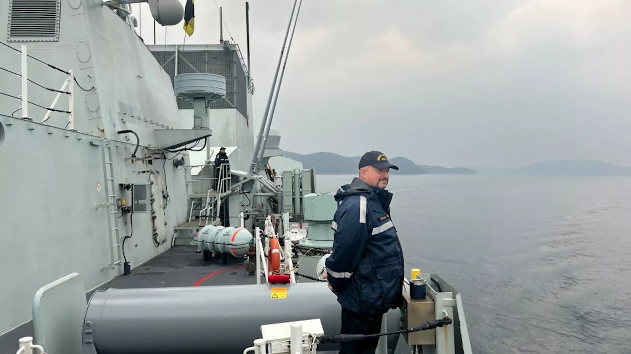 Canadian Navy Ship Shadowed by Chinese Warship in East China Sea