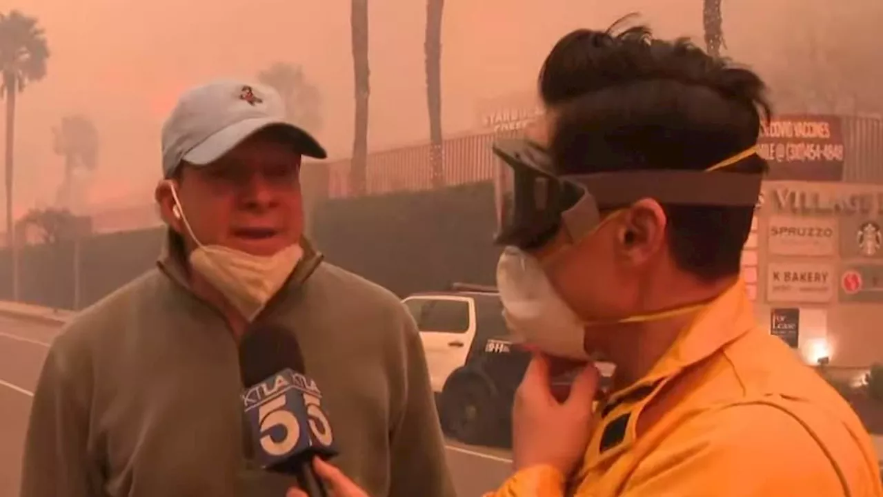 Steve Guttenberg Helps Evacuees During California Wildfire