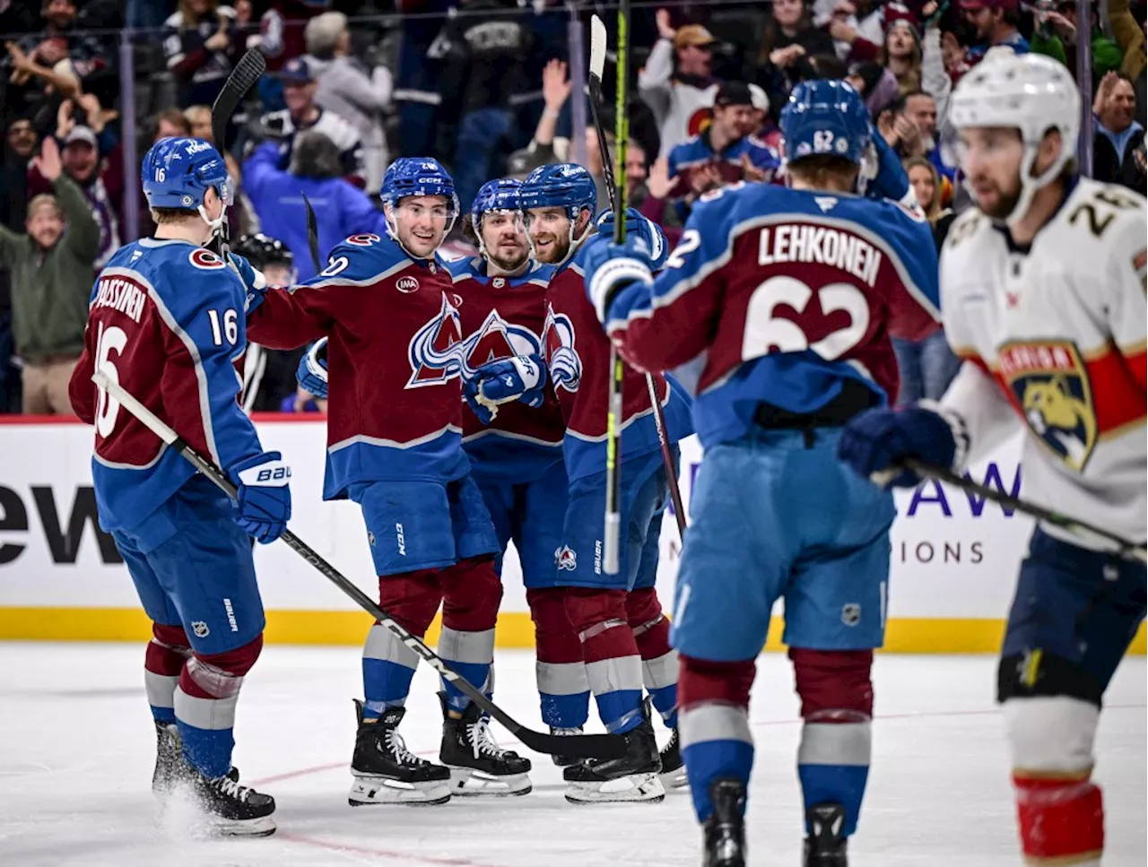 Avalanche Dominates Panthers in Dominant First Half Finish