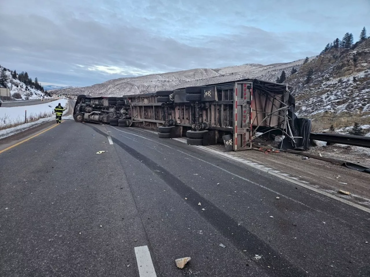 Semitrailer Crash Closes Westbound I-70 Near Vail