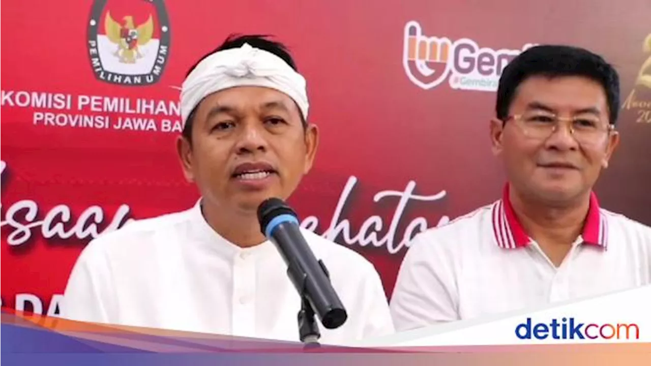 KPU Jabar Tetapkan Dedi-Erwan sebagai Gubernur dan Wakil Gubernur Terpilih