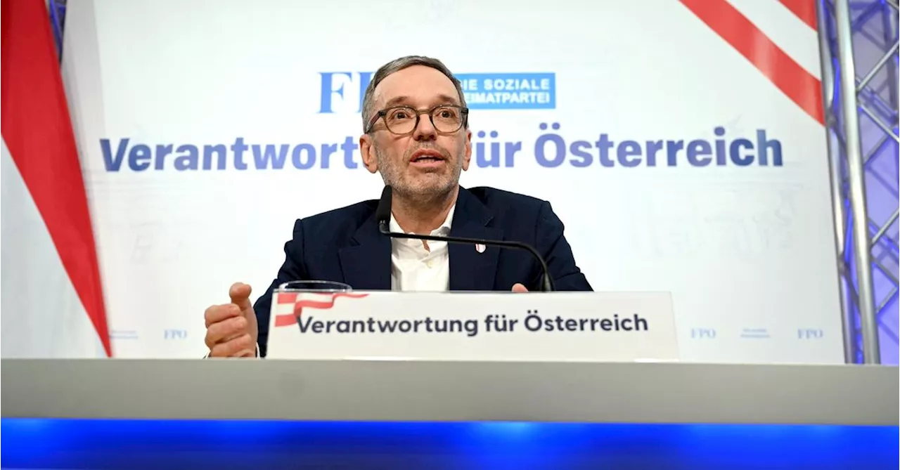 FPÖ fordert Koalitionsgespräche mit ÖVP