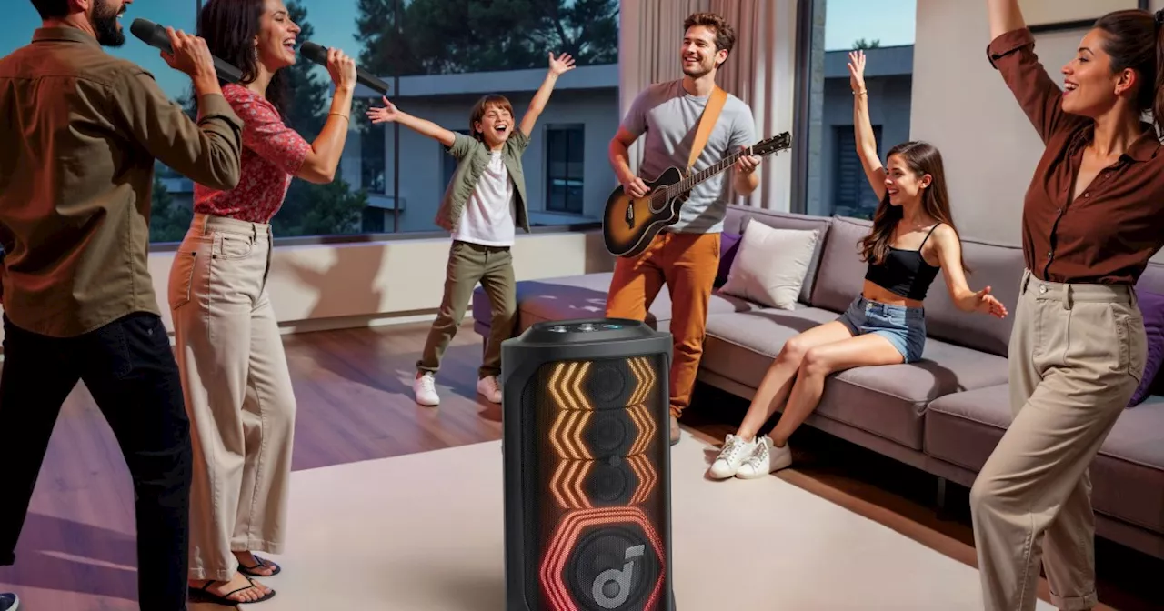 Soundcore’s new party speaker uses AI to turn any track into a karaoke banger