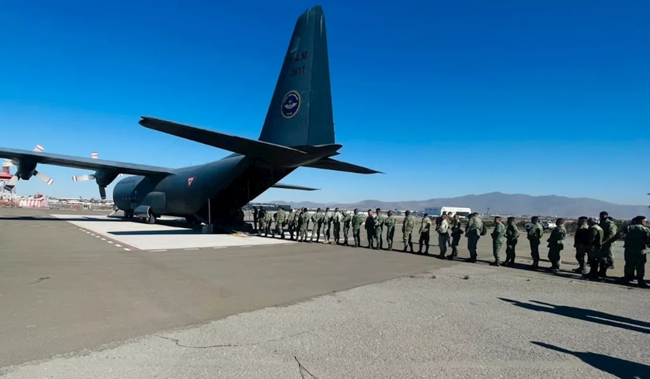 Ejército y Guardia Nacional refuerzan seguridad en Baja California, Sinaloa y Guanajuato