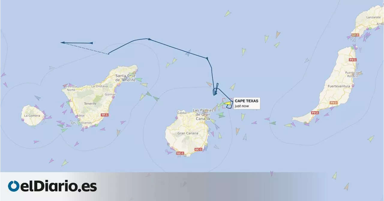 Buque militar estadounidense navega sin rumbo cerca de Canarias