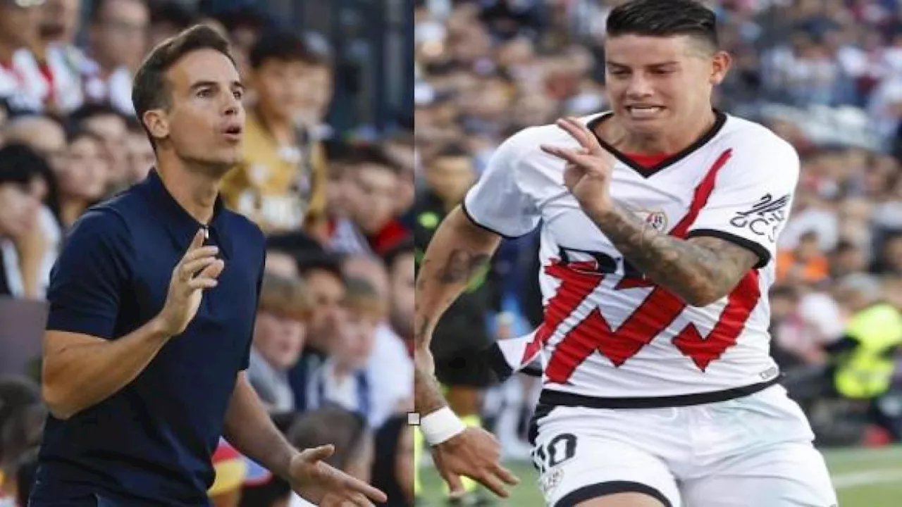 James Rodríguez: así se rompió la relación con Íñigo Pérez, DT del Rayo Vallecano