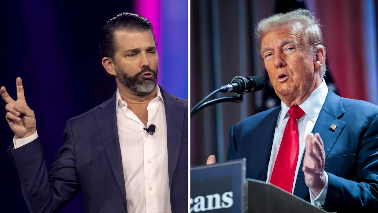 Donald Trump skickar Donald Trump Jr till Grönland