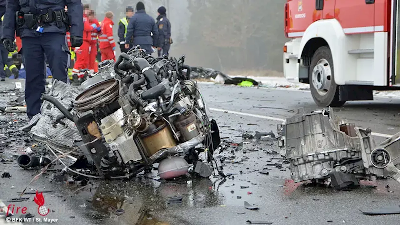 Tödlicher Unfall auf der B2 bei Vitis