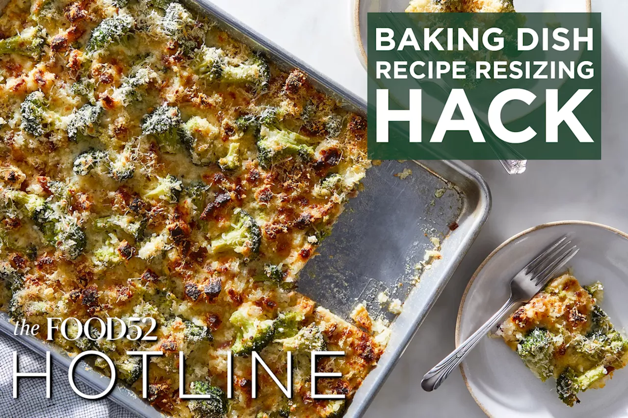 How to Resize Baking Dish Recipes