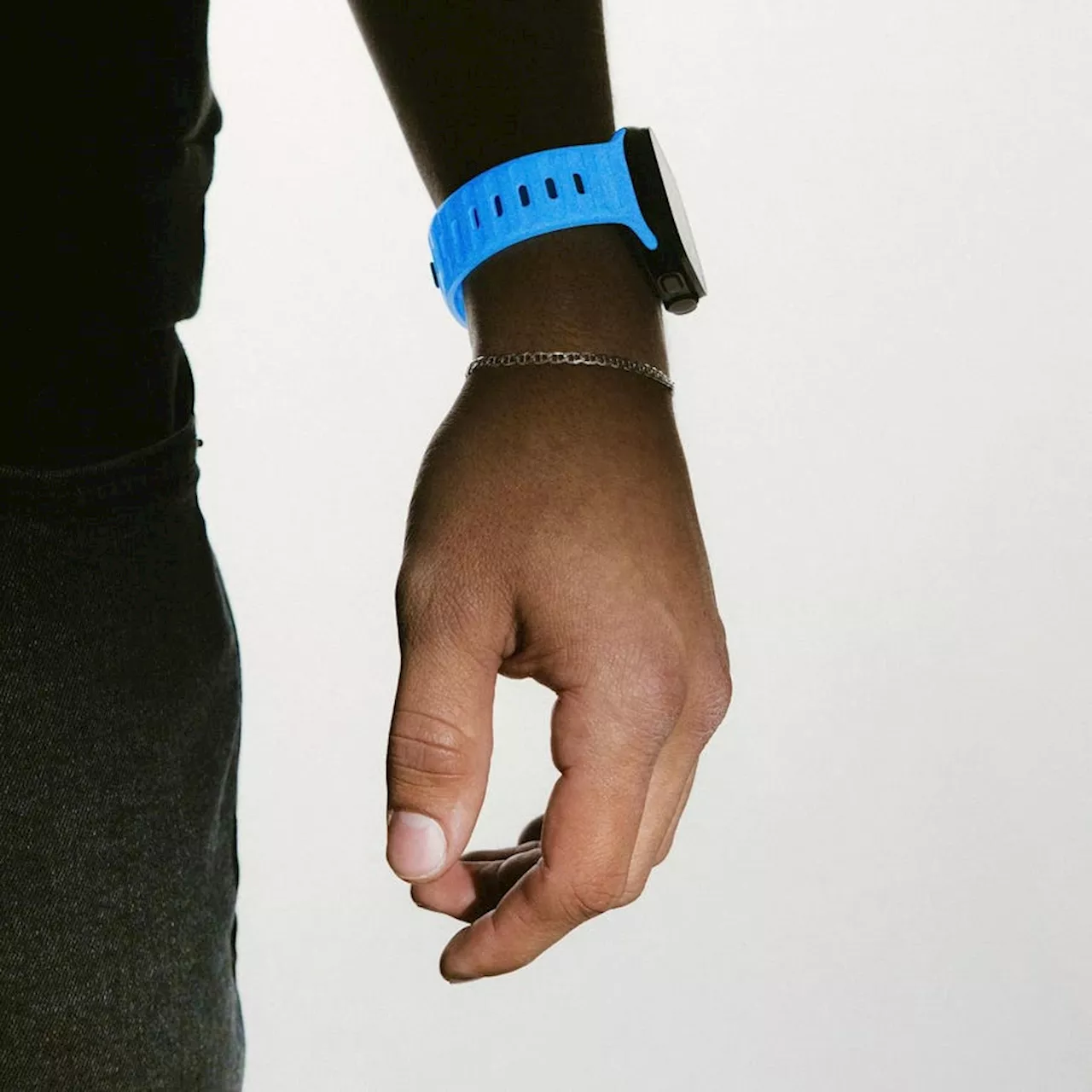 Nomad's New Icy Blue Glow Sport Band for Apple Watch