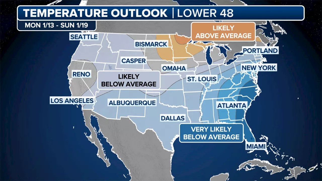 Freezing Temperatures Grip East Coast