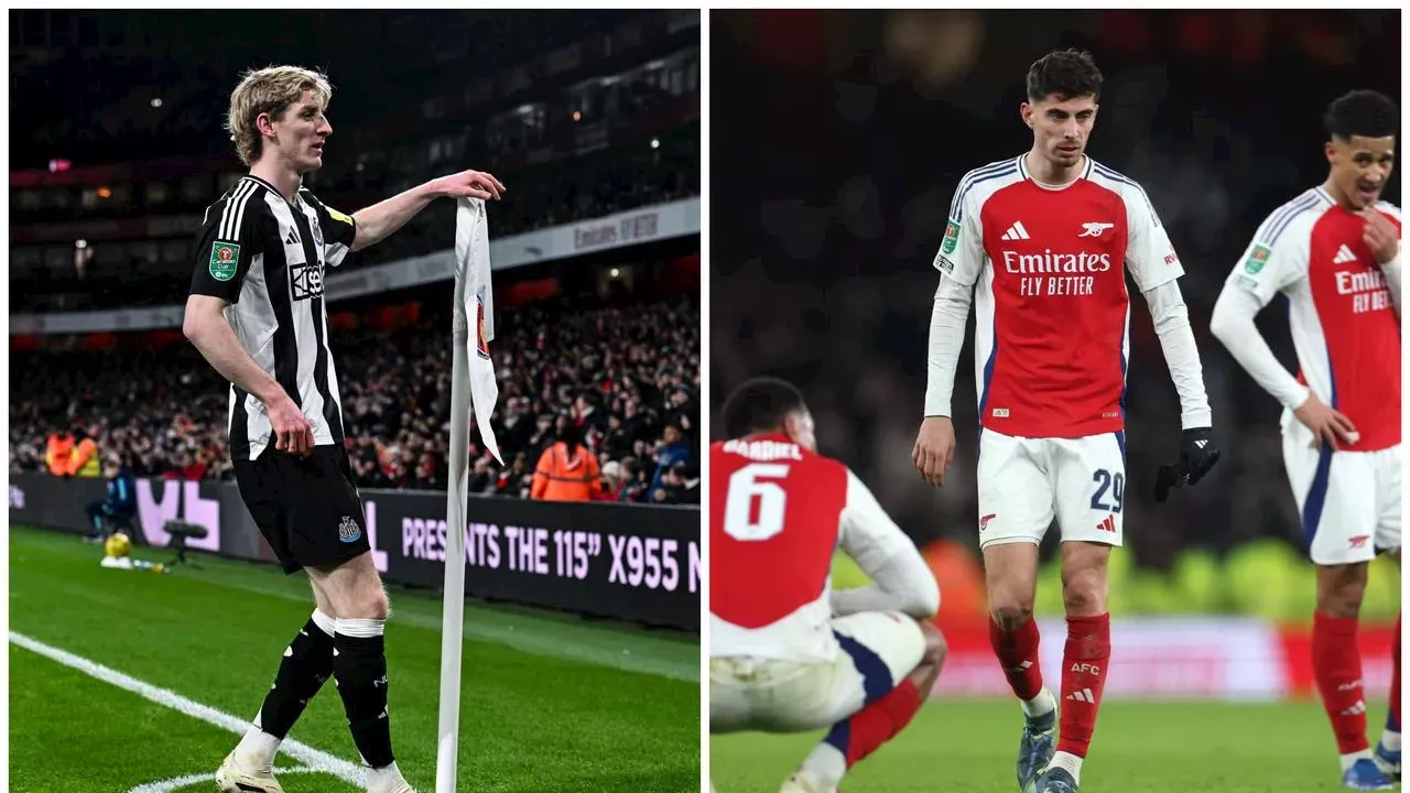 Newcastle Stun Arsenal in League Cup SemiFinal Sports