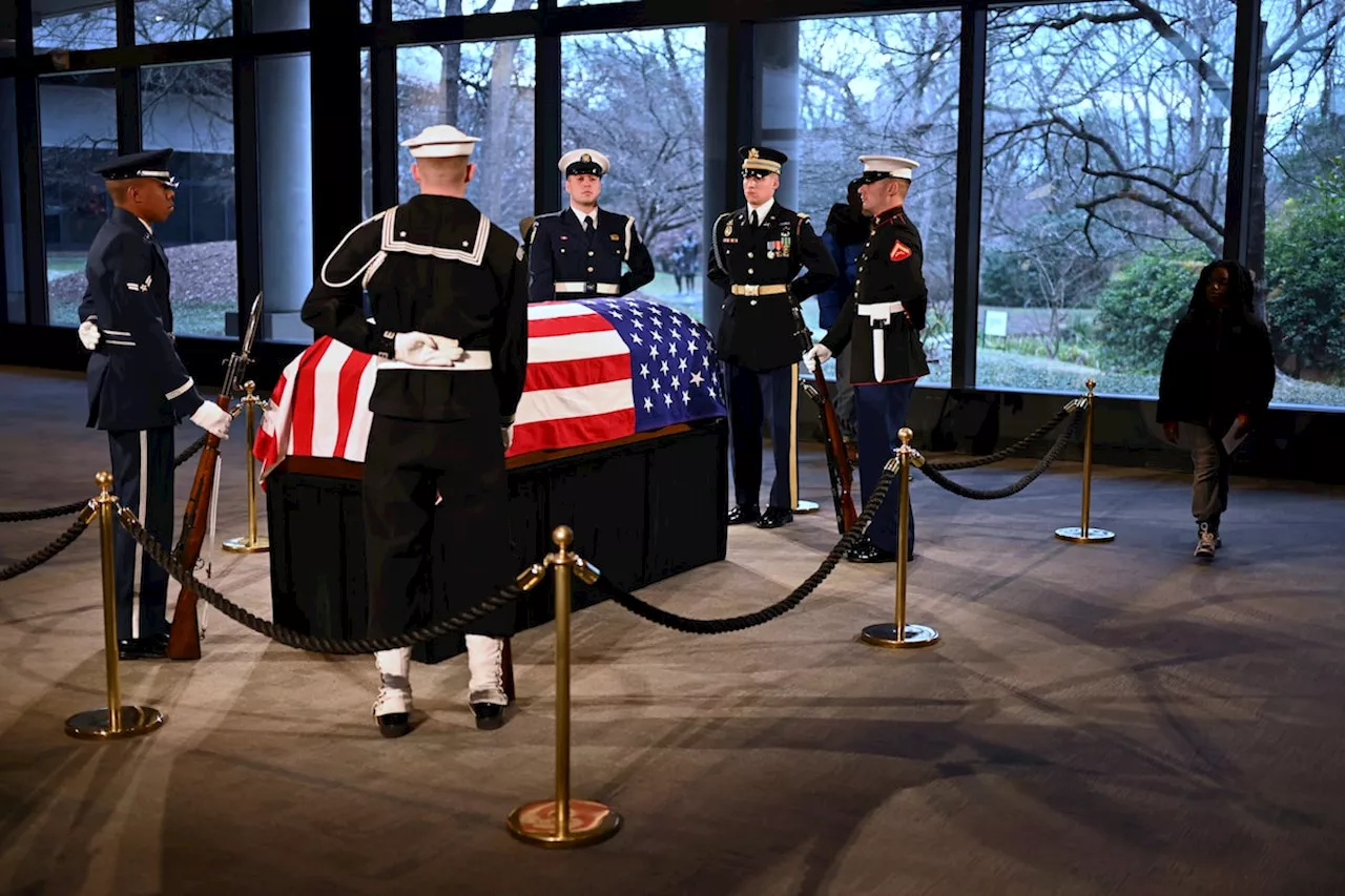 Jimmy Carter's Remains Arrive in Washington for Three Days of Mourning