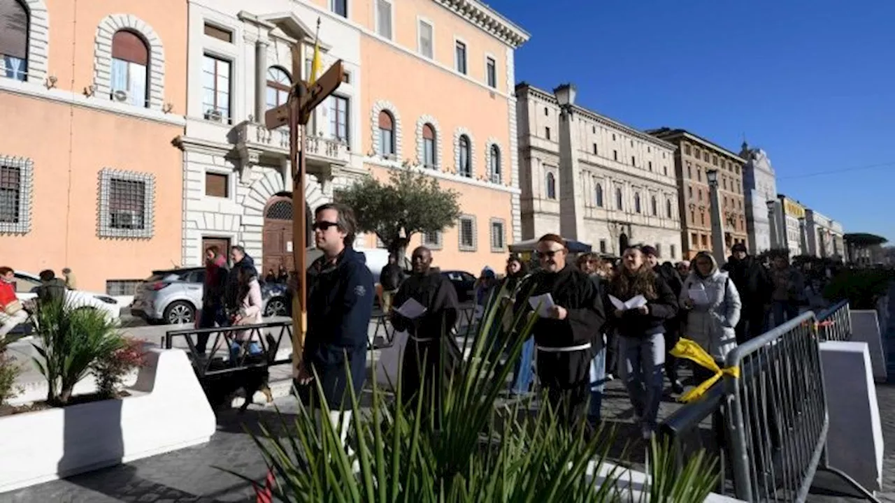 Half a million pilgrims have already crossed the threshold of St Peter's Holy Door