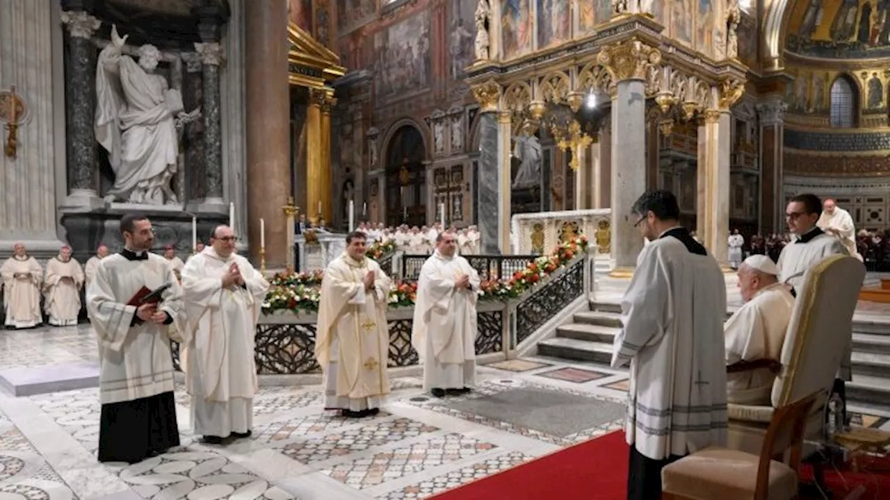 Pope Francis Attends Ordination of Monsignor Renato Tarantelli Baccari as Bishop