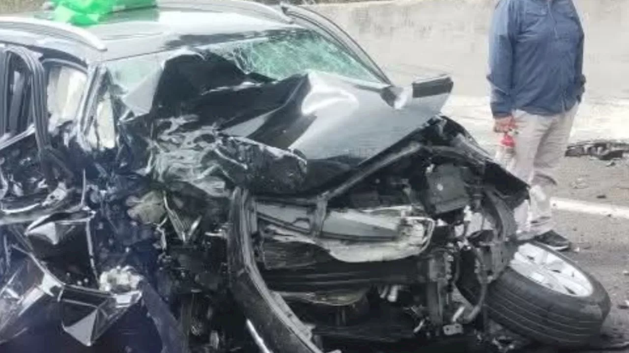 IMÁGENES FUERTES: accidente en la Mexico-Cuernavaca deja un muerto y dos heridos