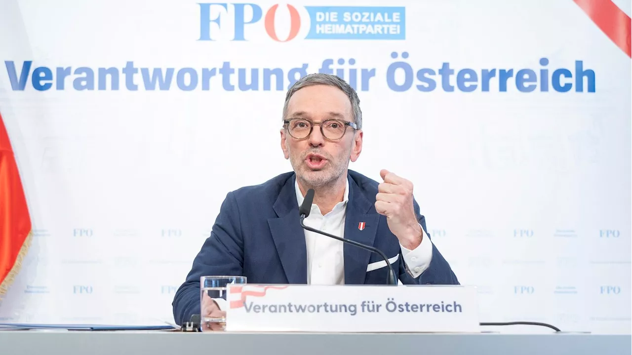 'Österreich ehrlich regieren' - FPÖ-Chef Kickl macht Kanzleransage um 15.00 Uhr