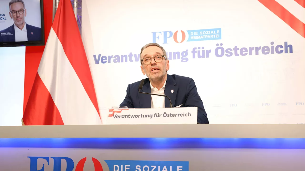 Stocker reicht Kickl die Hand, FPÖ-Chef akzeptiert