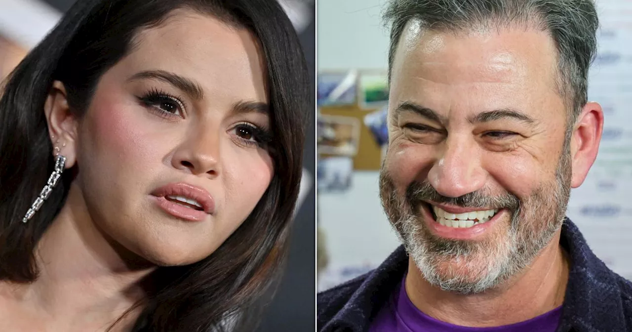 Jimmy Kimmel Gifts Selena Gomez a 'Daddy Saddle' for Her Engagement