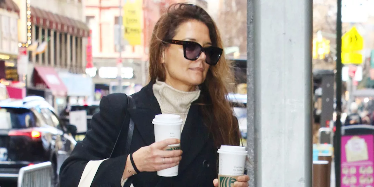 Katie Holmes Proves Mary Janes Can Be Winter-Ready With One Smart Styling Trick