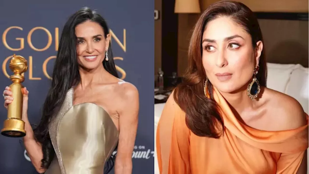 45 साल के करियर में Demi Moore ने जीता पहला गोल्डन ग्लोब अवॉर्ड, Kareena Kapoor ने लुटाया अभिनेत्री पर प्यार