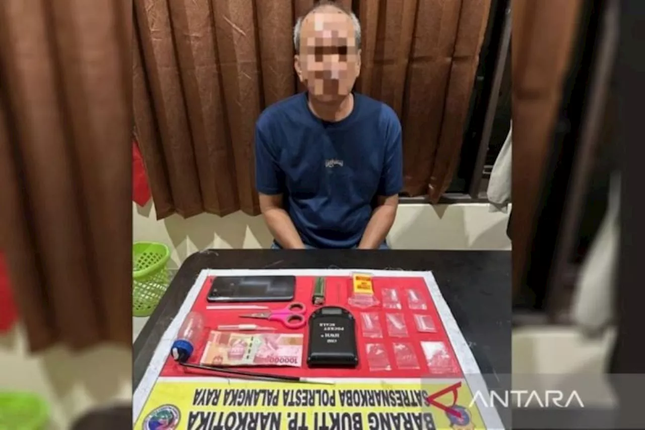 Pria 56 Tahun di Palangka Raya Tertangkap Polisi karena Memiliki Sabu-sabu