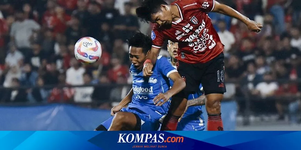 Hasil Bali United Vs Persib, Teco Dibuat Tak Mengerti Ada Tambahan Waktu 10 Menit