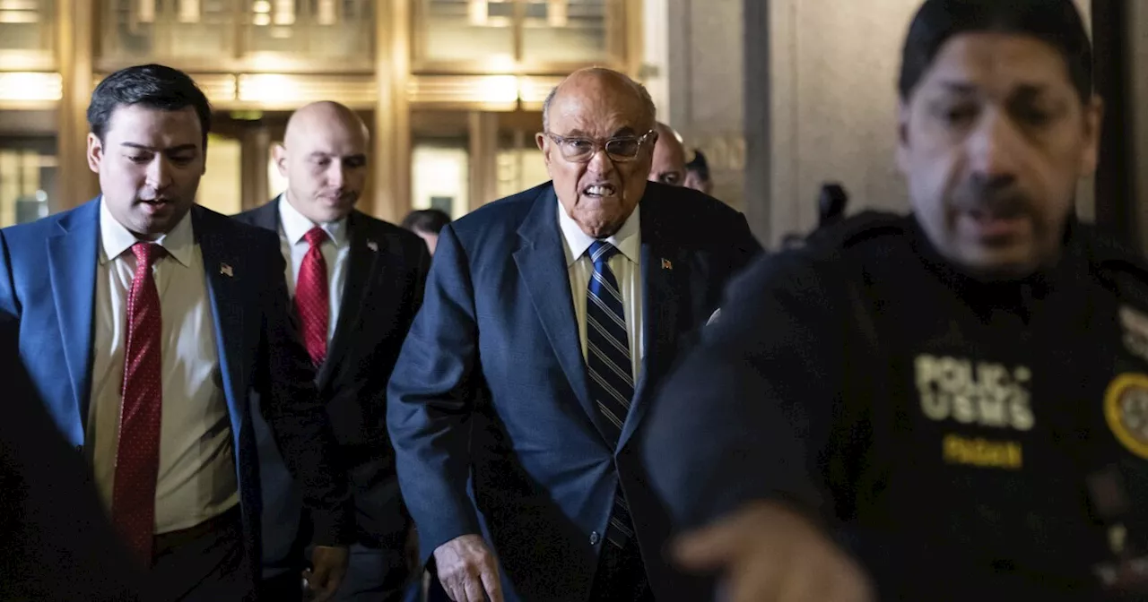 Rudy Giuliani Found in Contempt of Court Over Evidence in Election Workers Defamation Case