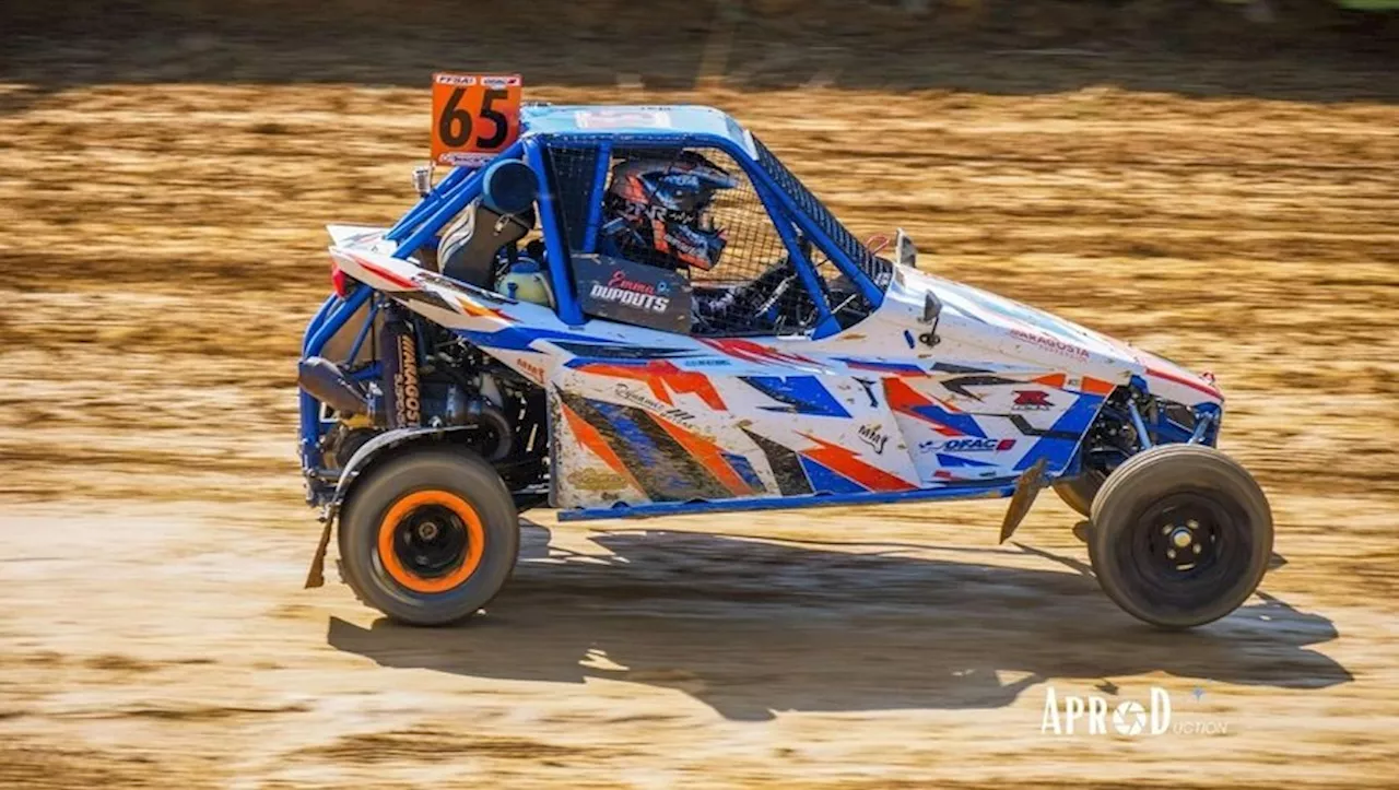 Emma Dupouts, une jeune infirmière au volant de l'autocross