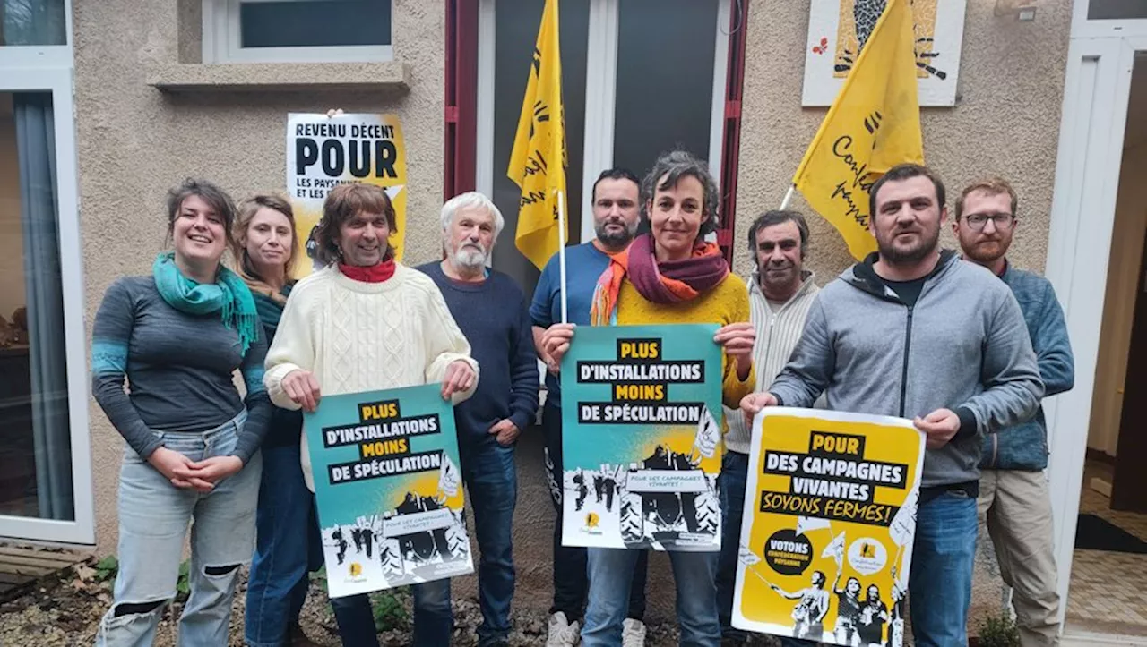 Confédération paysanne en campagne pour les élections à la Chambre d'agriculture