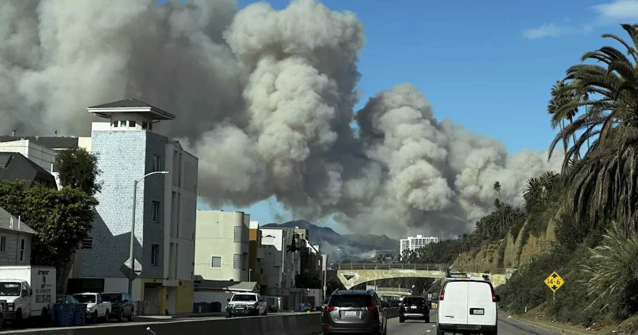 Palisades Fire Threatens California Community