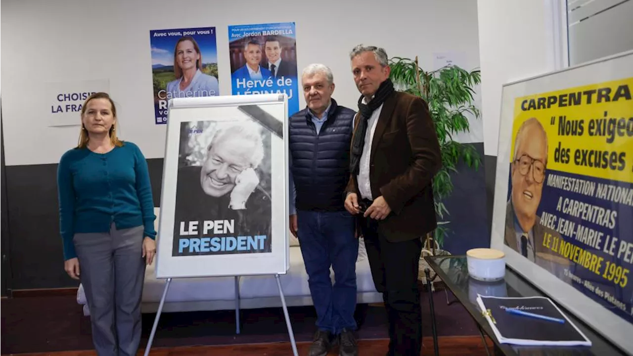 Hommage à Jean-Marie Le Pen dans le Vaucluse