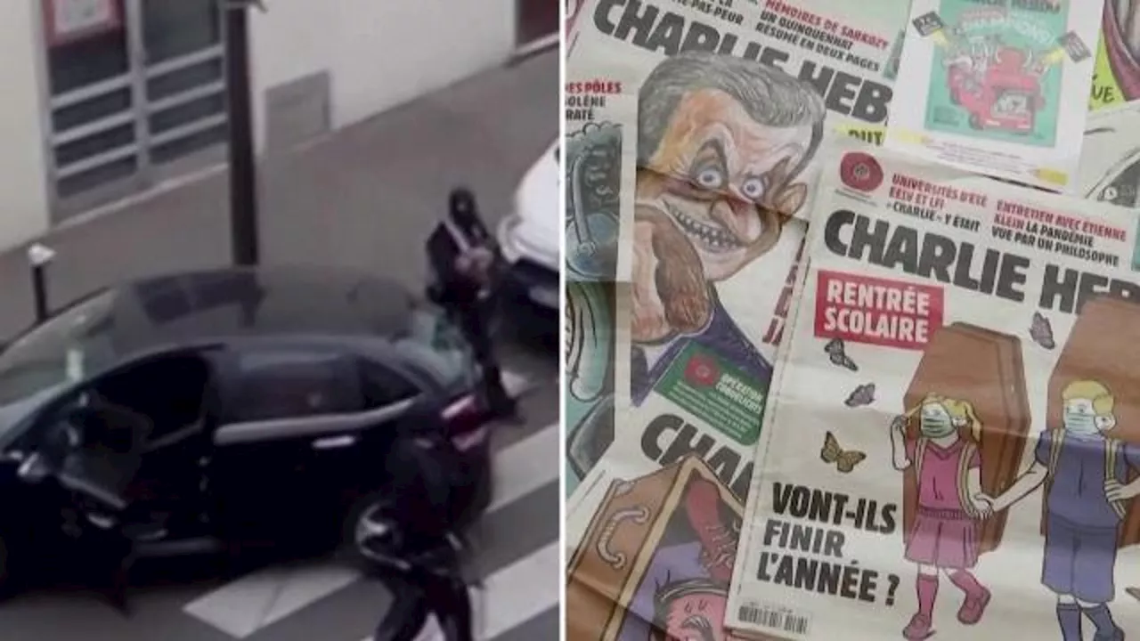 Parigi ricorda l'attentato al Charlie Hebdo