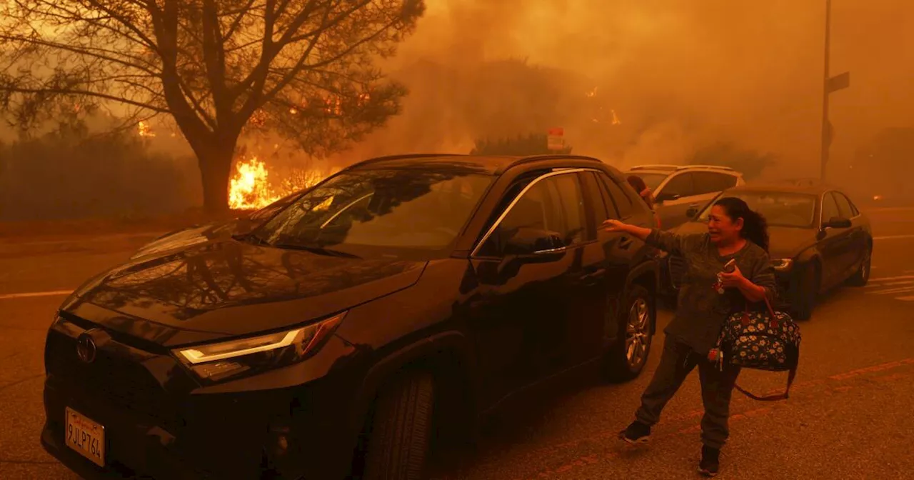 Thousands Evacuate Pacific Palisades as Fire Explodes Amid Intense Winds