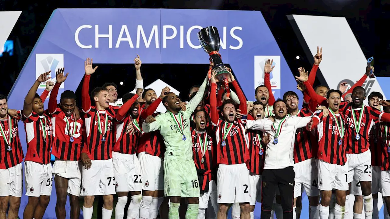 AC Milan Raih Gelar Supercopa Italia Setelah Comeback Dramatis