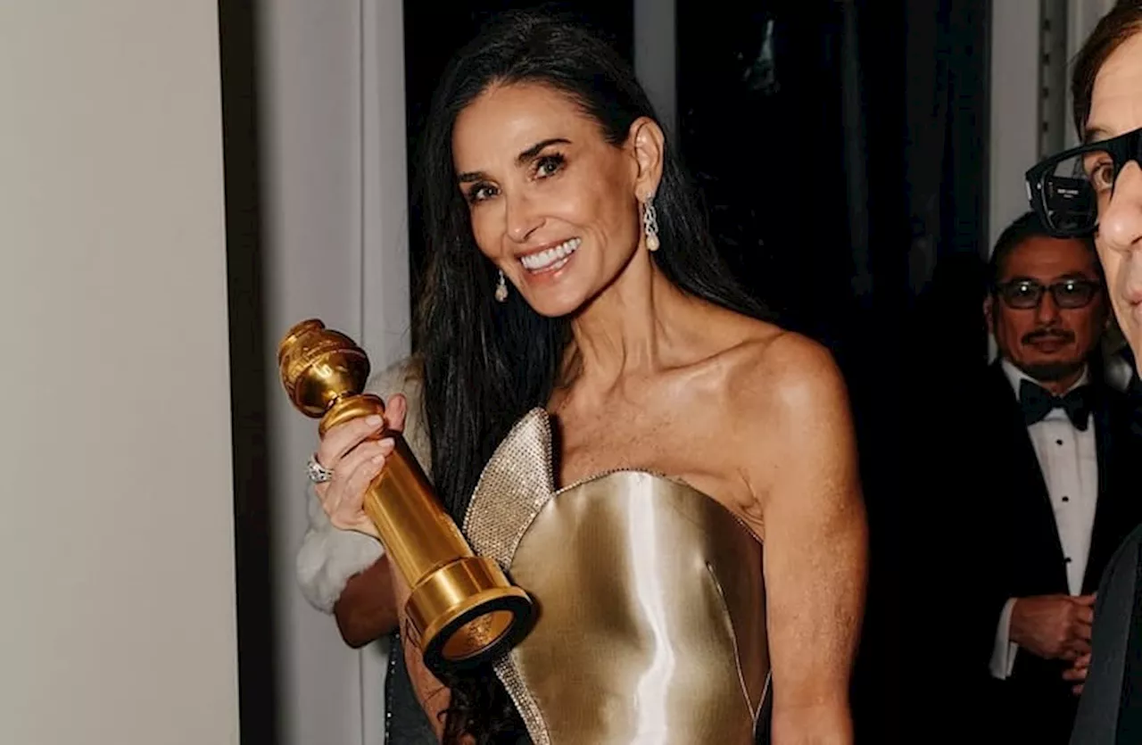 Demi Moore Masih Terkejut Terima Golden Globe