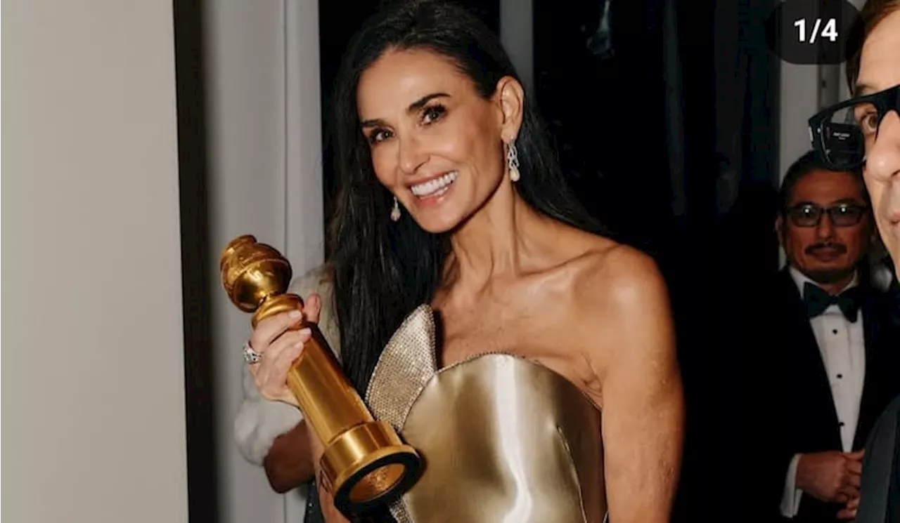 Demi Moore Raih Penghargaan Golden Globes 2025