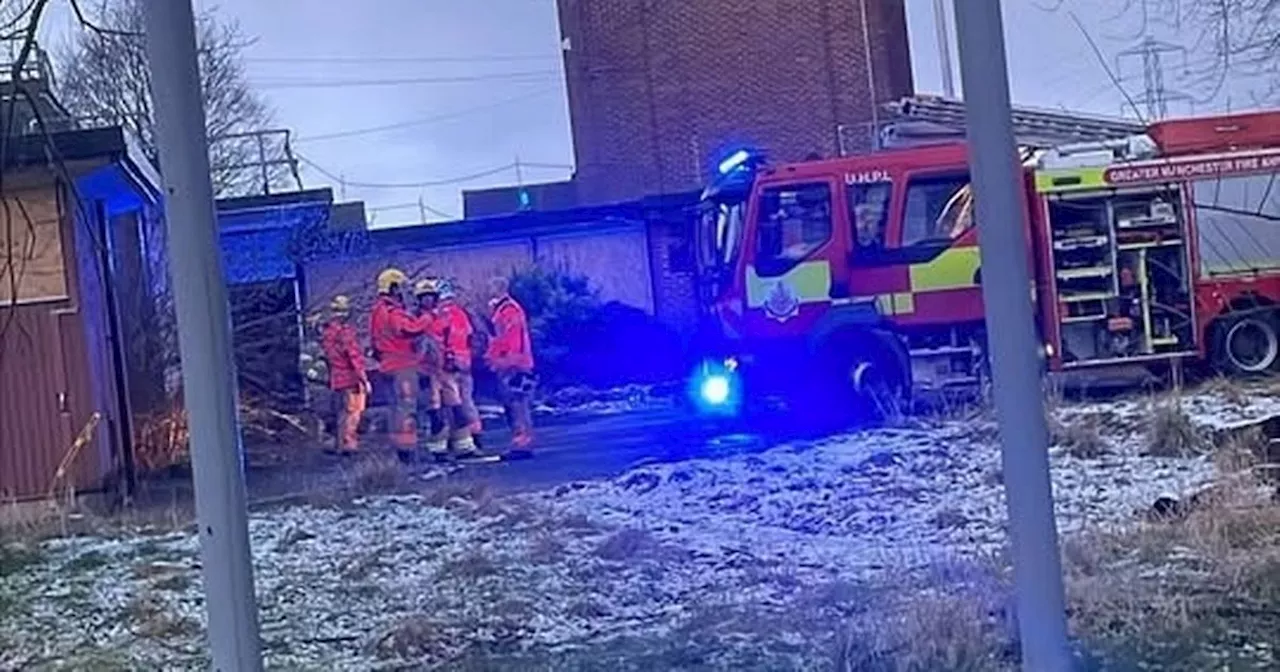 Firefighters rush to tackle blaze at derelict school