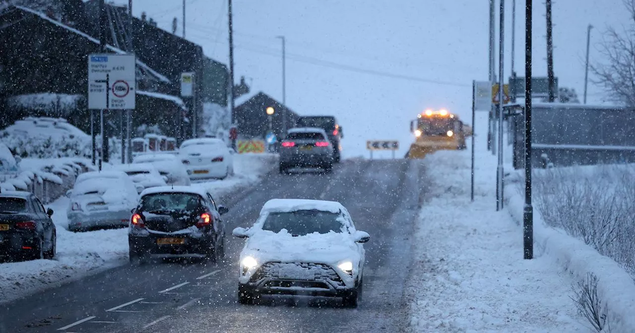 Greater Manchester braced for -7C chill as snow causes travel disruption