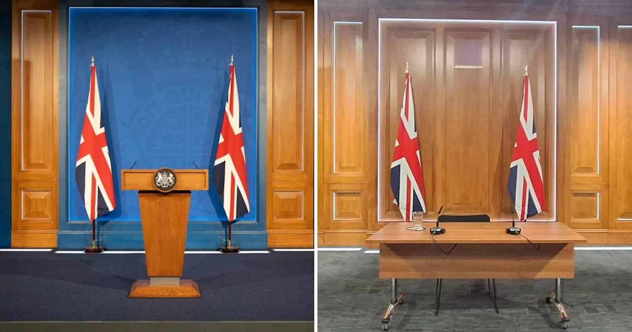 Downing Street Briefing Room Gets Makeover