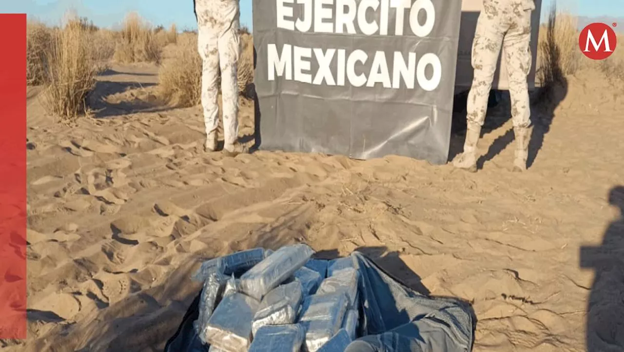 Ejército Mexicano Secuestra 38 Kilogramos de Cocaína en Sonora