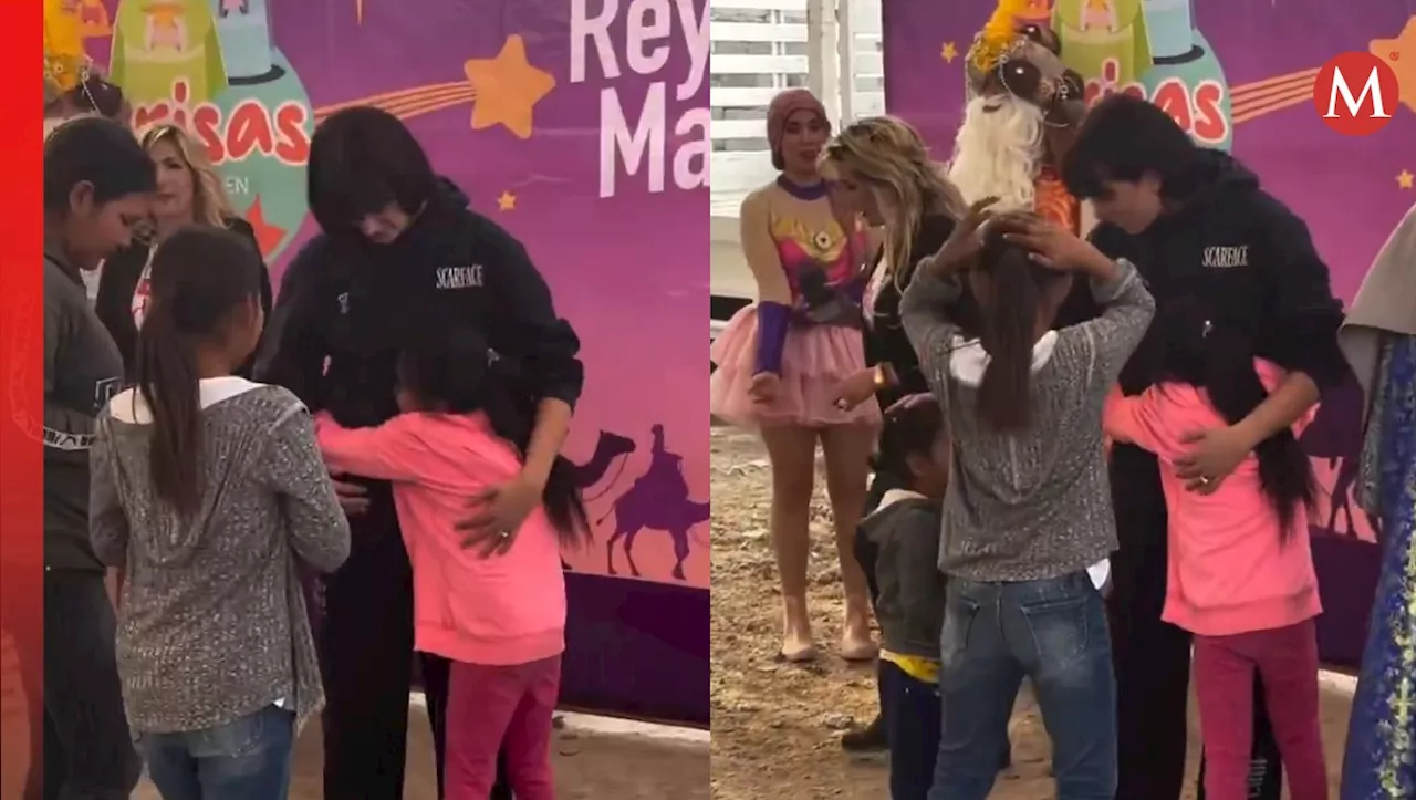 Gala Montes reaparece en redes sociales y presume entrega de regalos a niños por el Día de Reyes