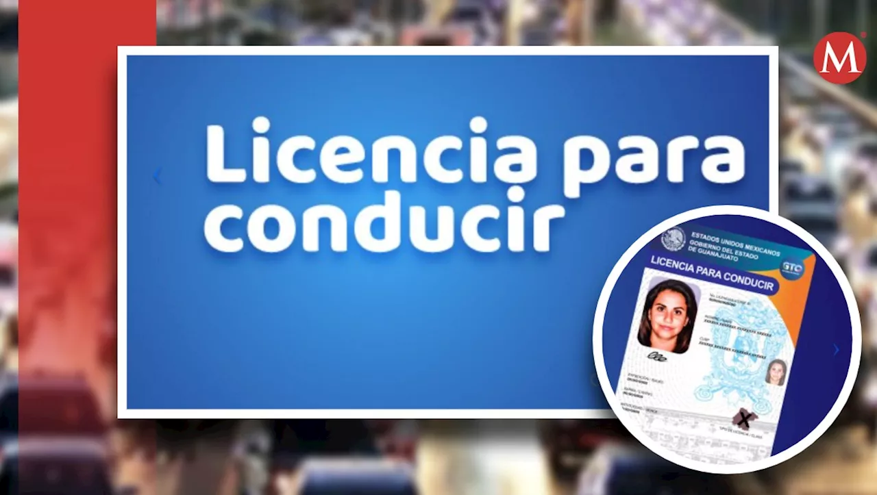 Precio de la licencia de conducir en Guanajuato 2025