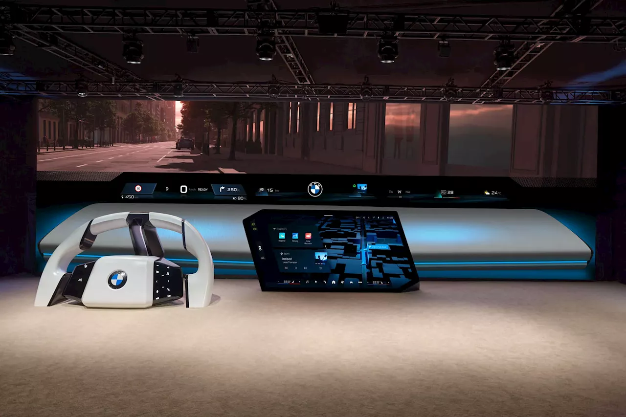 BMW's New Electric Car Features Panoramic iDrive: A Four-Part Infotainment System